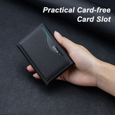 RFID Blocking Magnetic Phone Wallet Slim Design Magnetic Closure Wallet Compact