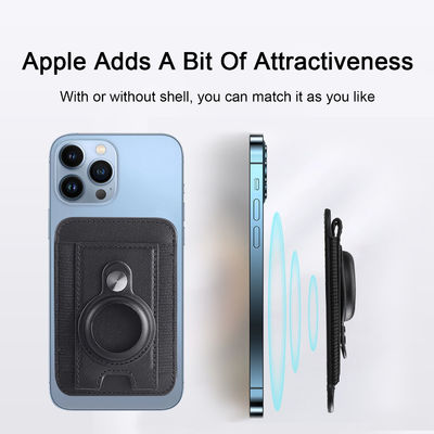 Rubber Band Magnetic Card Holder Stand Customized Magnetic Wallet For Phone