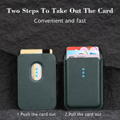 25 Color Magsafe Wallet Card Holder Customizable Magnetic Wallet For iPhone