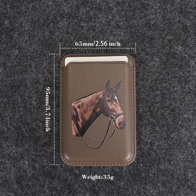 25 Color Magsafe Wallet Card Holder Customizable Magnetic Wallet For iPhone