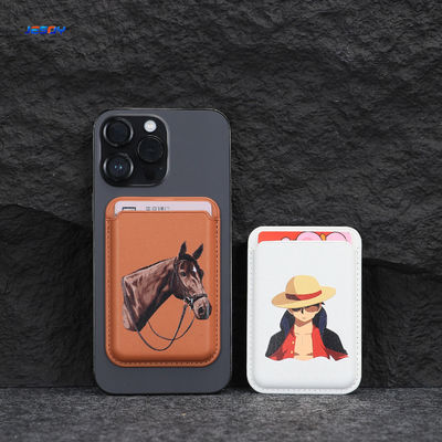 Business Style Magsafe Wallet Super Strong Magnetic Phone Wallets Brown / Black