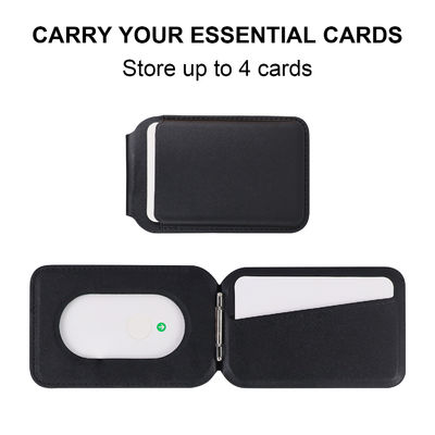 Customizable MagSafe Wallet PU Leather iPhone Magsafe Card Holder With Embossed UV Print N52 Magnet