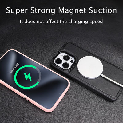 PU Genuine Leather Phone Case Black Brown Blue Shockproof Mobile Cover For IPhone 16 15 Pro Max