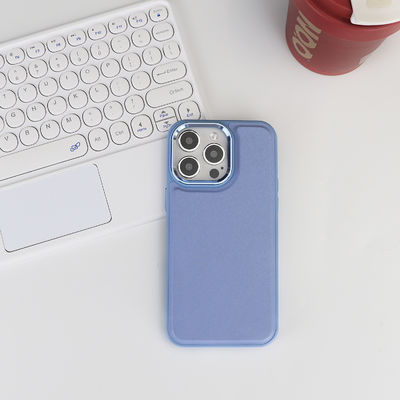 PU Leather Mobile Phone Cases Pink / Black / Blue Mobile Phone Protective Case For iPhone 16 Pro Max