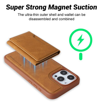 OEM / ODM Flip Mobile Phone Case Customizable Magnetic Protective Case For iPhone and Samsung