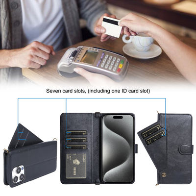 Samsung Business Card Phone Case Custom Flip Cell Phone Case Shockproof For Samsung S25 Ultra
