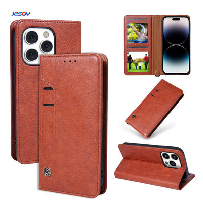 Shockproof Leather Phone Case Custom Phone Case With Card Holders