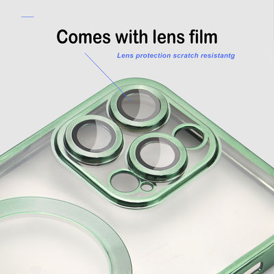 Shockproof Electroplate Phone Case Luxury TPU Phone Covers Customized For iPhone 16 15 14 Pro Max