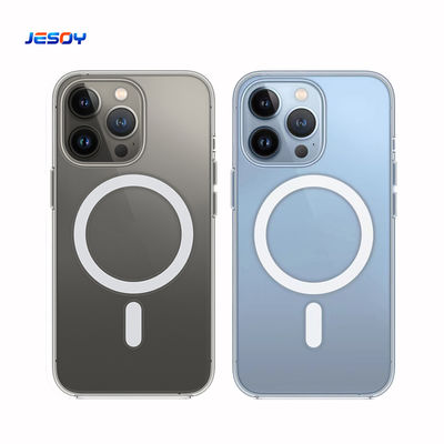 Stylish Magsafe Phone Case Slim Mobile Phone Protective Covers Crystal Clear