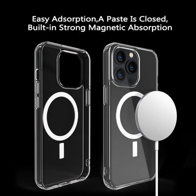 Stylish Magsafe Phone Case Slim Mobile Phone Protective Covers Crystal Clear