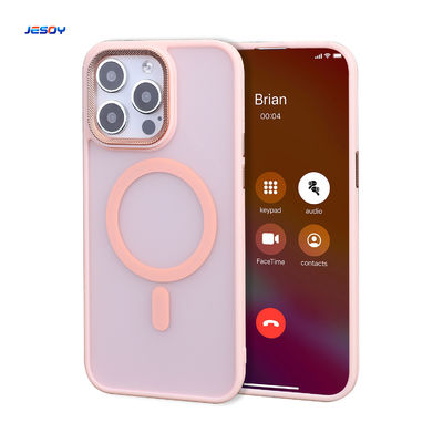 Slim Magsafe Phone Case Shockproof Hard PC Phone Case Translucent