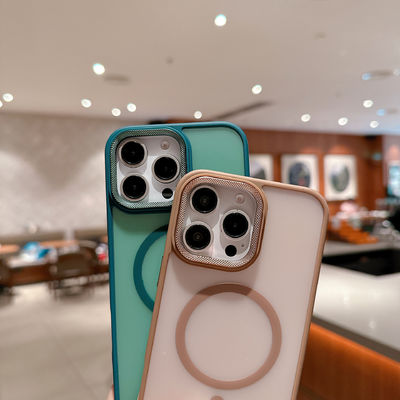 Slim Magsafe Phone Case Shockproof Hard PC Phone Case Translucent