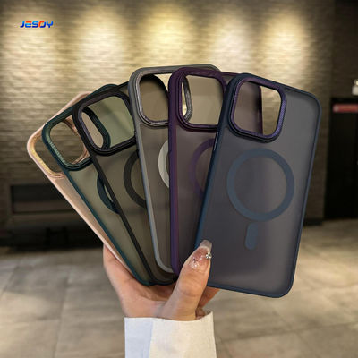 Scratch Resistant Magsafe Phone Case OEM / ODM Anti Fingerprint iPhone Case
