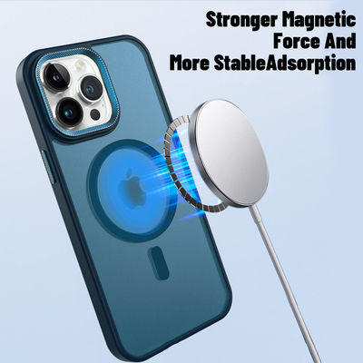 Matte Mag Safe Case Translucent iPhone Shockproof Cover Anti Fingerprint