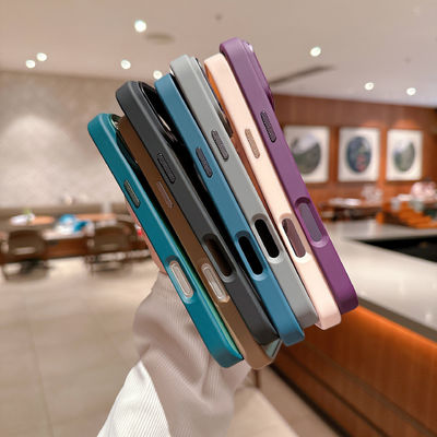 Metal Camera Frame Mobile Phone Cover Customized Anti Fingerprint Phone Case Shockproof