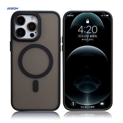 Anti Fingerprint Magnetic Phone Cases Scratch Resistant iPhone Protective Cover Customized