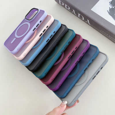 Anti Fingerprint Magnetic Phone Cases Scratch Resistant iPhone Protective Cover Customized