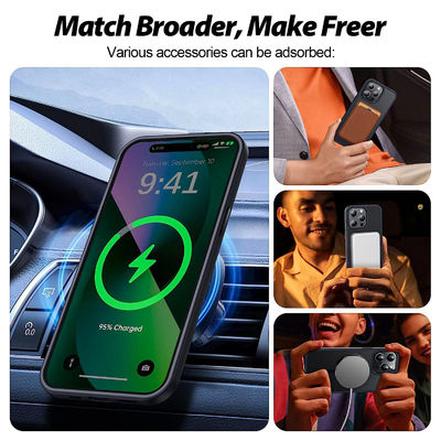 Soft TPU Bumper Magsafe Phone Case Customized iPhone Shockproof Case Anti Fingerprint