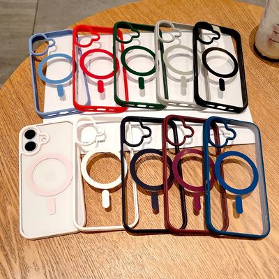 Shockproof Transparent Phone Covers N52 Magsafe Clear Cases