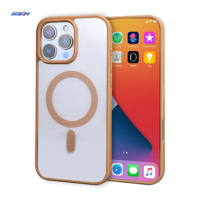 Skin Friendly Strong Magnetic Phone Case Soft TPU Bumper Transparent Back Case OEM
