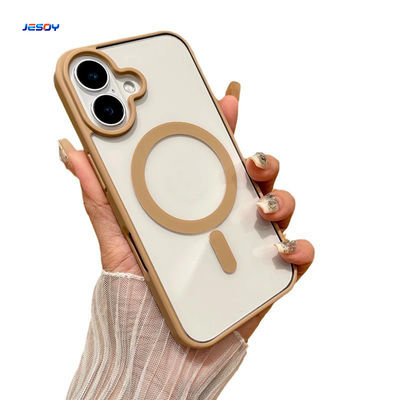 Colourful Bumper Magsafe Phone Case Transparent Shockproof Phone Covers OEM For iPhone