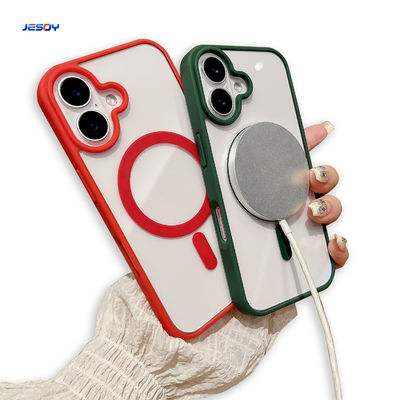 Trend Style Shockproof Slim Case TPU Magnetic iPhone Cases For iPhoen 16 Pro Max