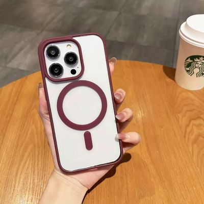 Trend Style Shockproof Slim Case TPU Magnetic iPhone Cases For iPhoen 16 Pro Max