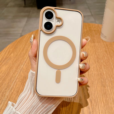 Trend Style Shockproof Slim Case TPU Magnetic iPhone Cases For iPhoen 16 Pro Max
