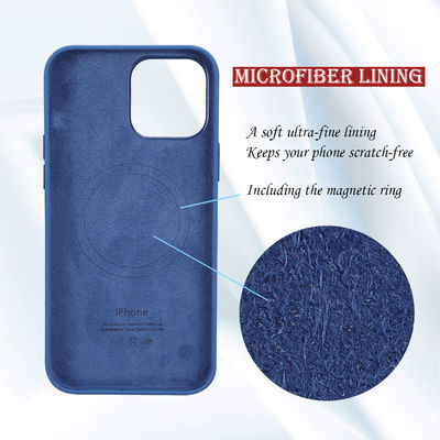 Anti Fingerprint Magsafe Magnetic Case OEM / ODM Liquid Silicone Cases For IPhone Samsung​