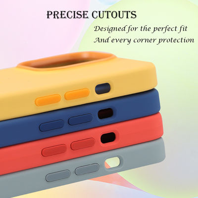 Anti Fingerprint Magsafe Magnetic Case OEM / ODM Liquid Silicone Cases For IPhone Samsung​