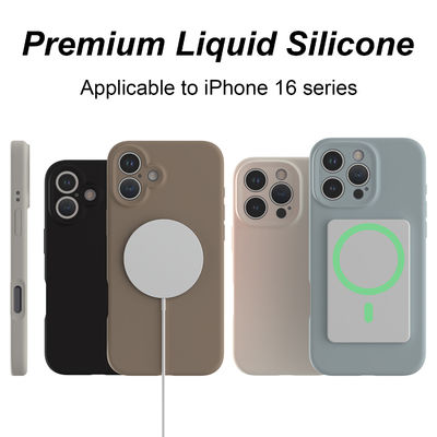 Anti Slip iPhone Silicone Cover OEM / ODM Magnetic iPhone Case For iPhone 14 15 16