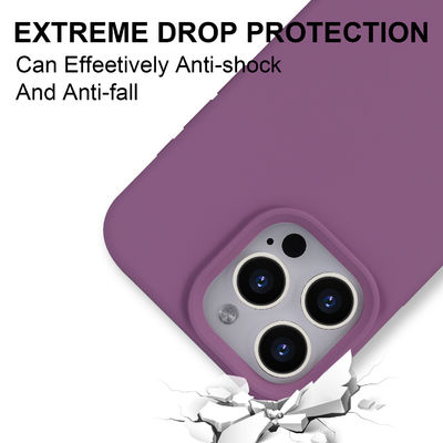 Liquid Silicone Soft Phone Cases Anti Slip Cute Pink Phone Cases Fashion For iPhone 16