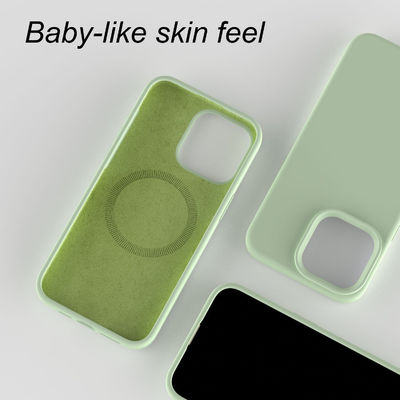 N52 Mag Safe iPhone Case Anti Slip Custom Silicone iPhone Cases Shockproof