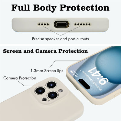 Anti Fingerprint Silicone Phone Case Waterproof Cover With Magsafe