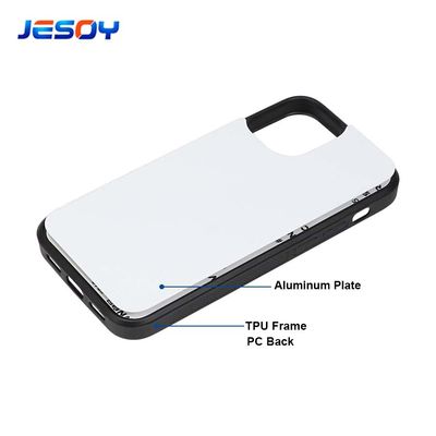 TPU PC 2D Sublimation Mobile Covers Transparent Sublimation Blank Phone Cases