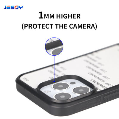 TPU PC 2D Sublimation Mobile Covers Transparent Sublimation Blank Phone Cases