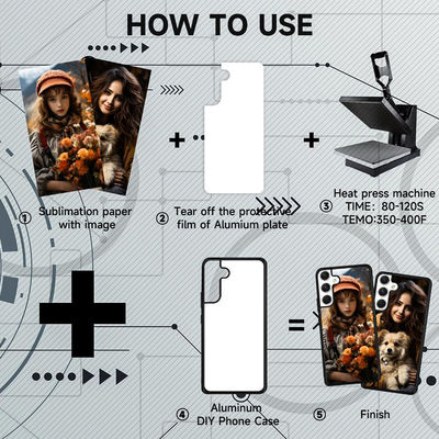 2D Sublimation Phone Case TPU PC Black Cell Phone Cases For Iphone 16 15 14Pro Max