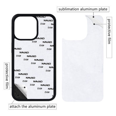 Aluminum Plate Sublimation Cell Phone Case Anti Slip Custom TPU Phone Case For iPhone16 Samsung S25 Ultra