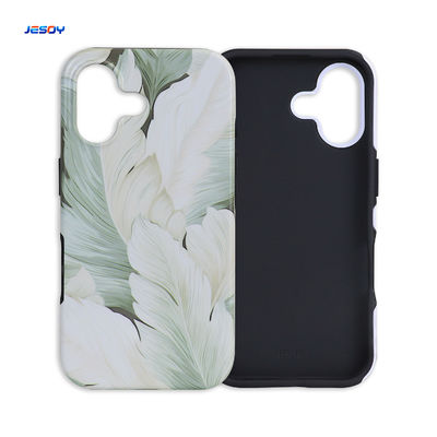 TPU PC Sublimation Phone Case 2 In 1 Heat Transfer iPhone Case For iPhone 16 Pro Max