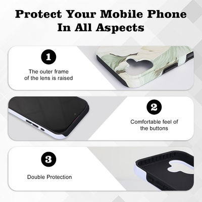 Film Sublimation Phone Case Strong Magnetic Blank Mobile Phone Cases White For iPhone 16