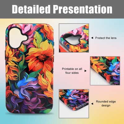 Customized 3D Sublimation Phone Cases TPU Heat Transfer Phone Cases