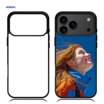 TPU Sublimation Blank Phone Case Shockproof 2D Mobile Case Black / White / Transparent