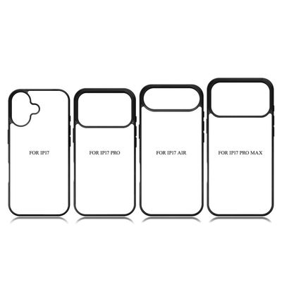 TPU Sublimation Blank Phone Case Shockproof 2D Mobile Case Black / White / Transparent