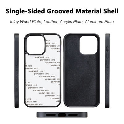 1MM Depth Groove Mobile Phone Cover Case TPU Blank Phone Case For IPhone Samsung