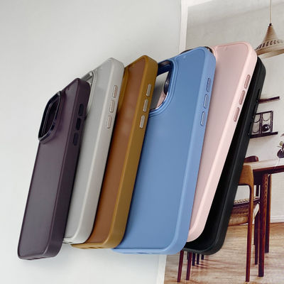 Metal Frame Groove Phone Case Business Style Inlay iPhone Case Shockproof With Magsafe