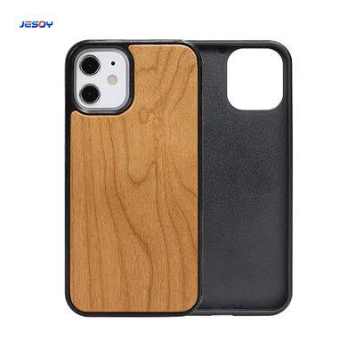 Minimalist Mobile Phone Cover Natural Bamboo Cell Phone Case Customized