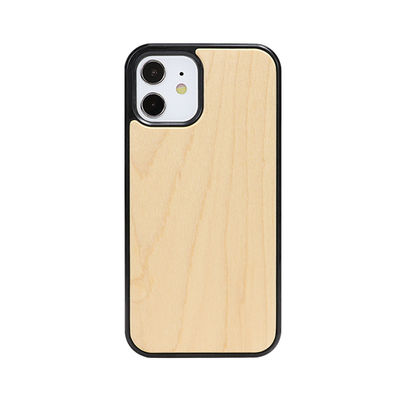 Eco Friendly Cherry Wood Phone Case Scratch Resistant Wood Engraved Phone Cases For Samsung