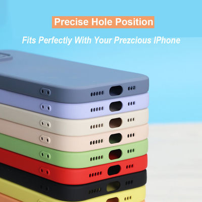 Camera Protection Silicone TPU Phone Case Soft Matte Shockproof For IPhone 16 15
