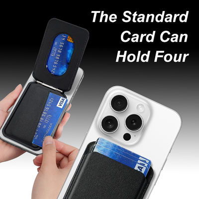 Detachable Magsafe Wallet PU Leather Magsafe Card Holders For IPhone