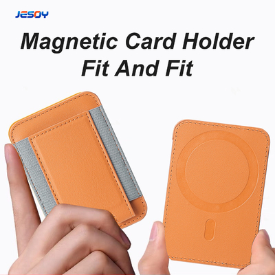 Good price Vegan Leather Magsafe Wallet Origami iPhone Magnetic Card Holder OEM / ODM online